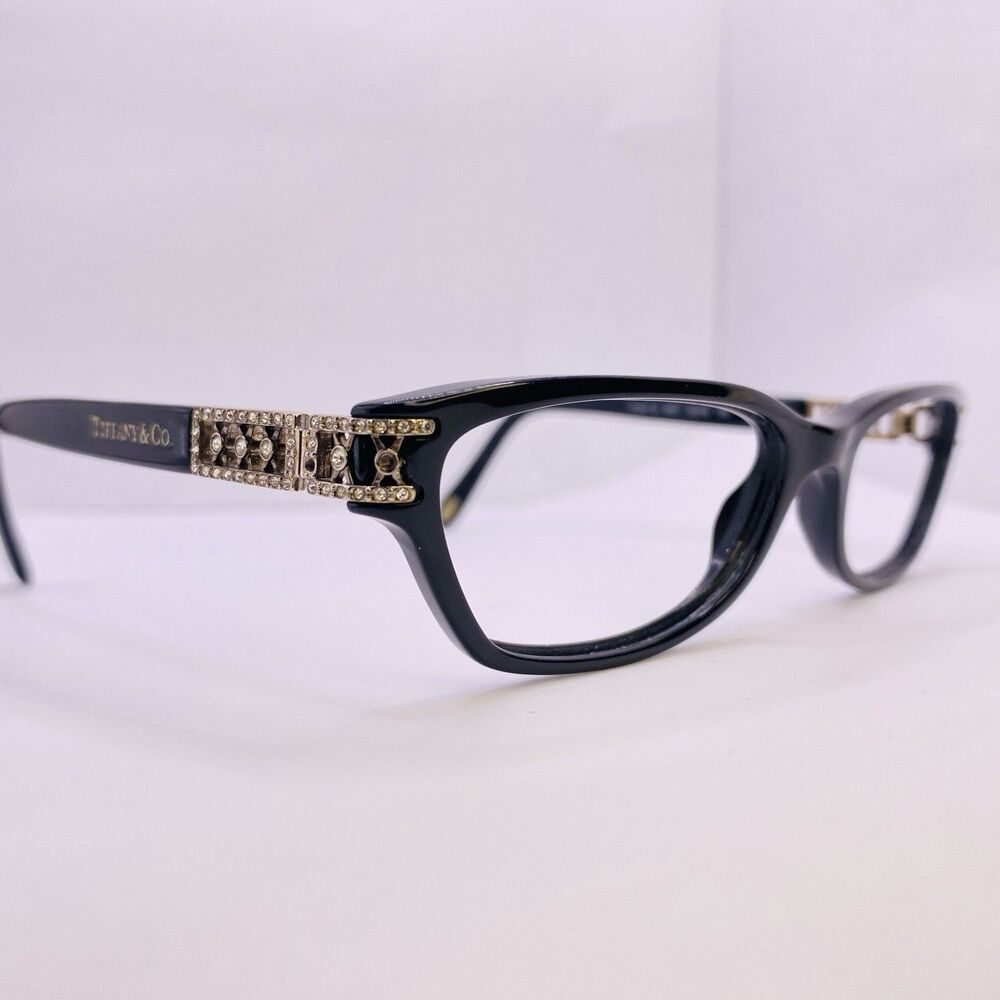 Tiffany & Co. Eyeglasses Sunglass Authentic TF 2007-B 8001 53 [] 16 130 Black